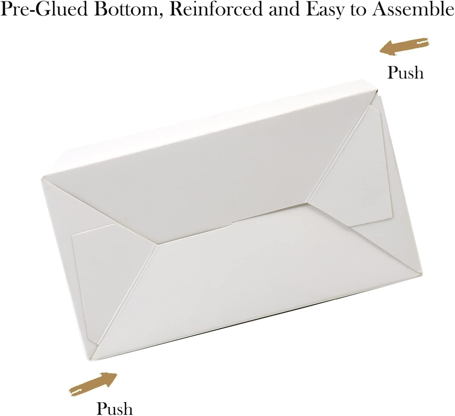 30-Pack White Party Favor Treat Boxes with Handles