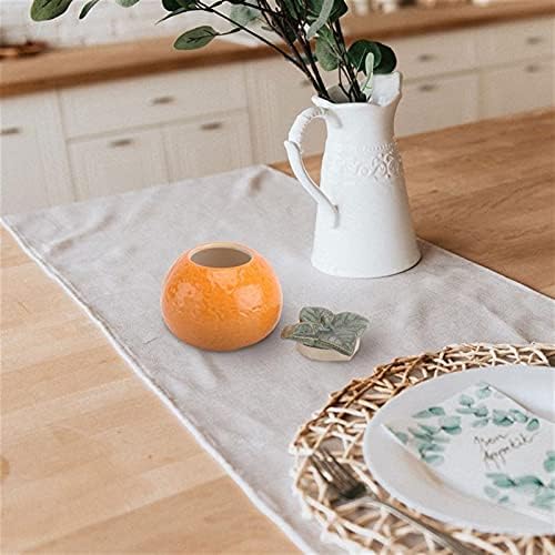 GRFIT Ceramic Tea Jar Orange Shape 1 Piece
