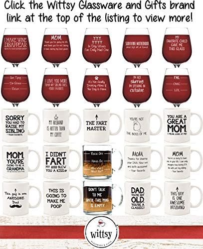 In Dog Wines Funny Wine Glass - Unique Gift for Wine Lovers
