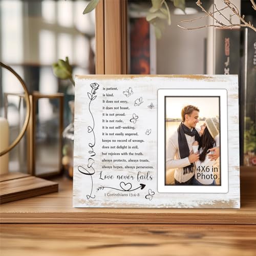 Romantic Couple Picture Frame Wall Tabletop Decor