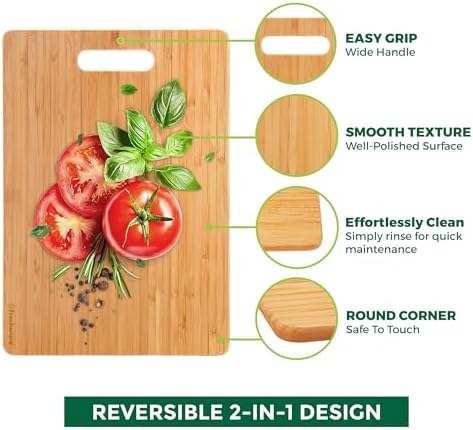 Freshware Bamboo Cutting Board Set of 3