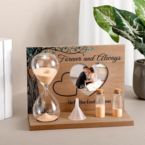 Sliner Unity Sand Ceremony Kit 5 Pcs Classic Hourglass Set for Wedding