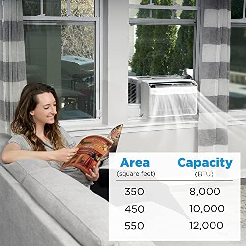 Midea MAW08V1QWT U-Shaped Window Air Conditioner