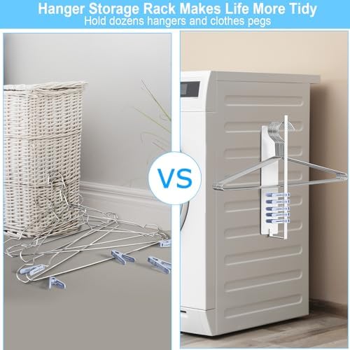 Magnetic Hanger Organizer for Laundry Room Storage