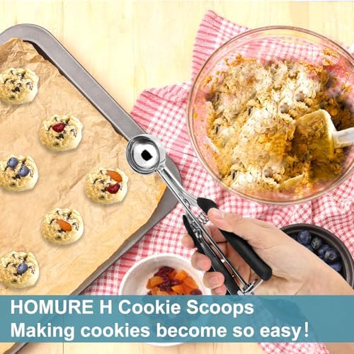 Cookie Scoop Set of 3 - 1 Tbsp 2 Tbsp 3 Tbsp