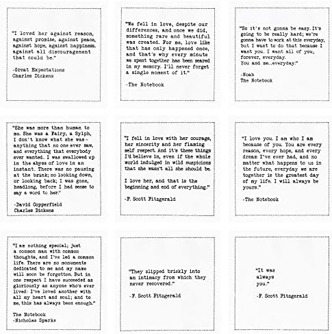 Five Star Napkins Love Quotes Disposable 45x45