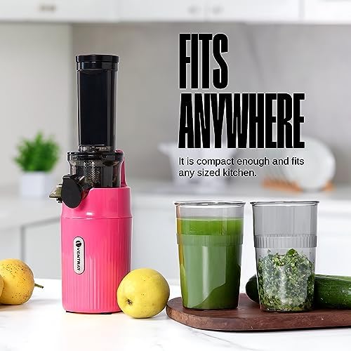 Ventray Ginnie Mini Cold Press Juicer Pink