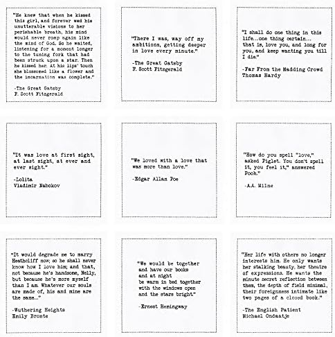 Five Star Napkins Love Quotes Disposable 45x45