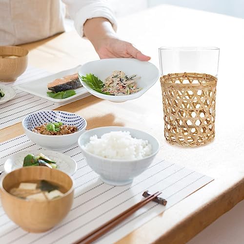 6Pcs Handwoven Vase Sleeves for Home and Garden Decoration