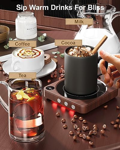 House Gem Coffee Mug Warmer with Temperature Display
