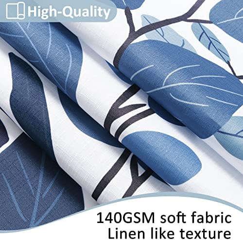 BOODII Blue Eucalyptus Shower Curtain 72x72