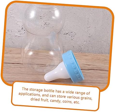 BESTYASH 2Pcs Transparent Candy Storage Jars for Party Treats and Snacks