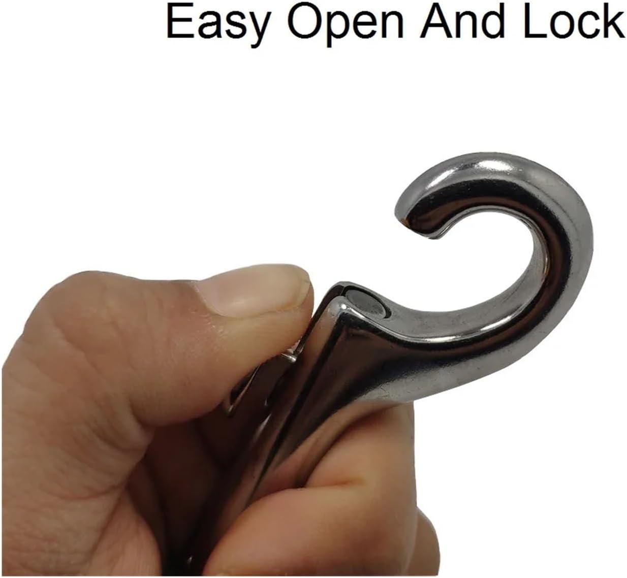OUZINE 5PCS Double Ended Scuba Bolt Snap Hook Stainless Steel 316 Heavy Duty