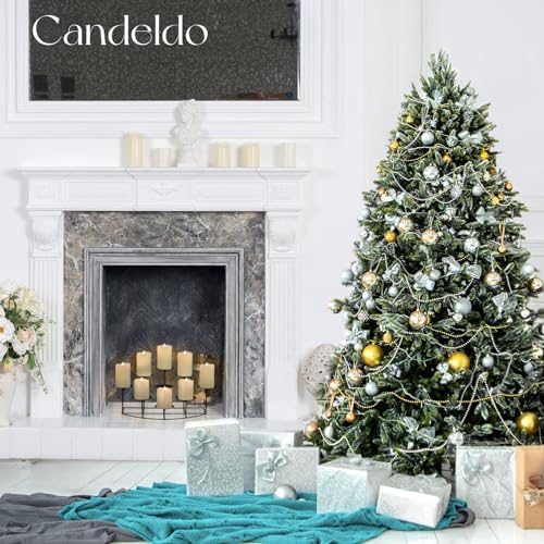 Candelardo Black Metal Candelabra Holder