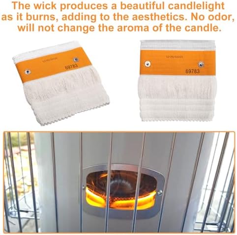 VIDABTE Kerosene Heater Replacement Wicks White 32225