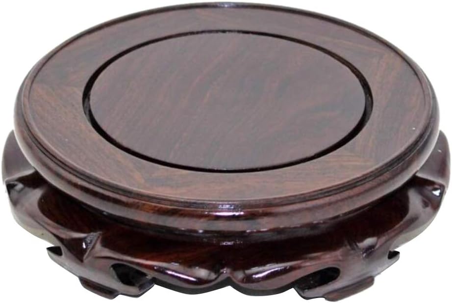Oriental Style Black Catalpa Display Stand Base