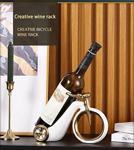 Ceramic Bike Statue Modern Decor Table Centerpiece