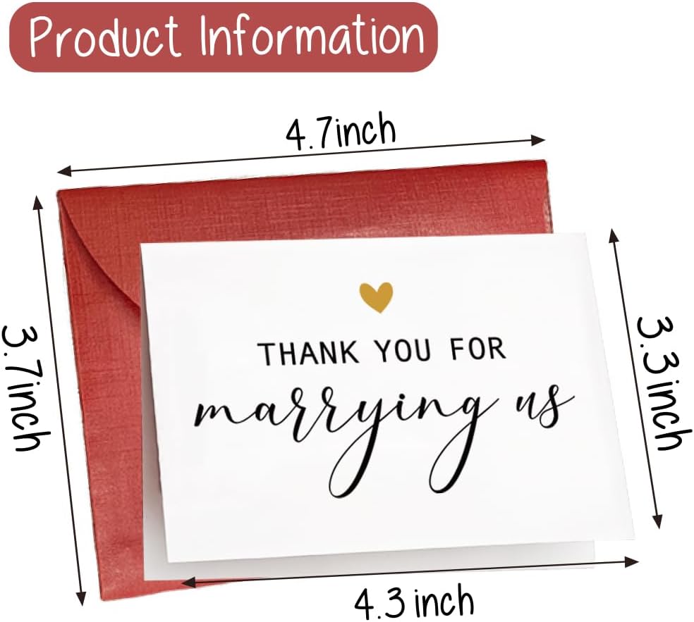 Thank You Wine Bag for Wedding Officiant