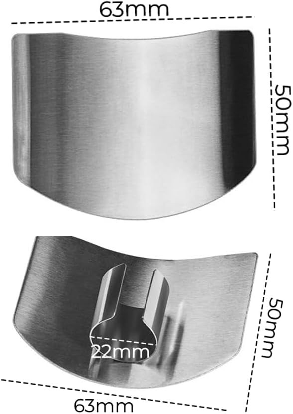 Stainless Steel Finger Guard 6 Pcs Set