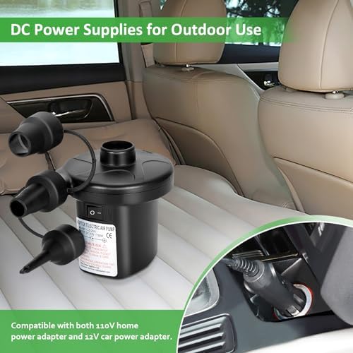 AGPTEK Electric Air Pump with 3 Nozzles