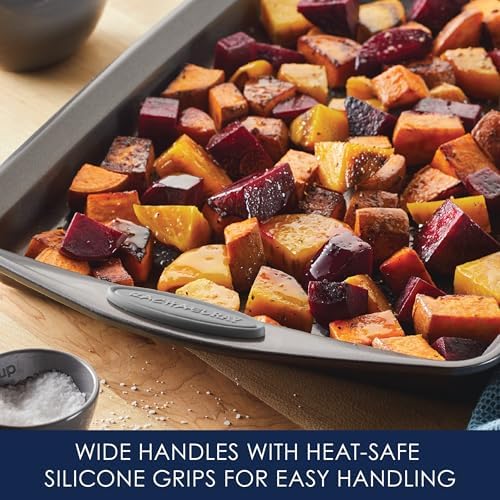 Rachael Ray Nonstick Bakeware Set 3 Piece Gray