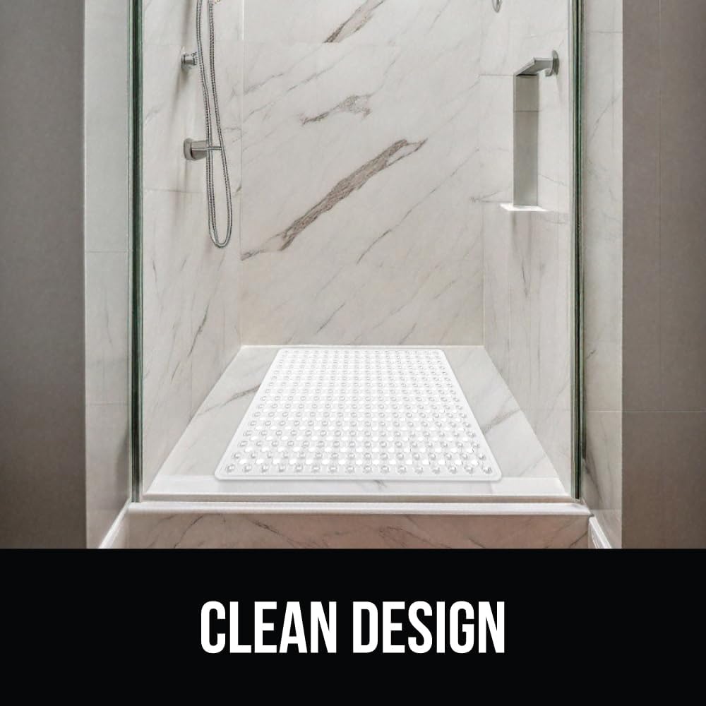 Gorilla Grip Patented Square Shower Mat 21x21 Inch