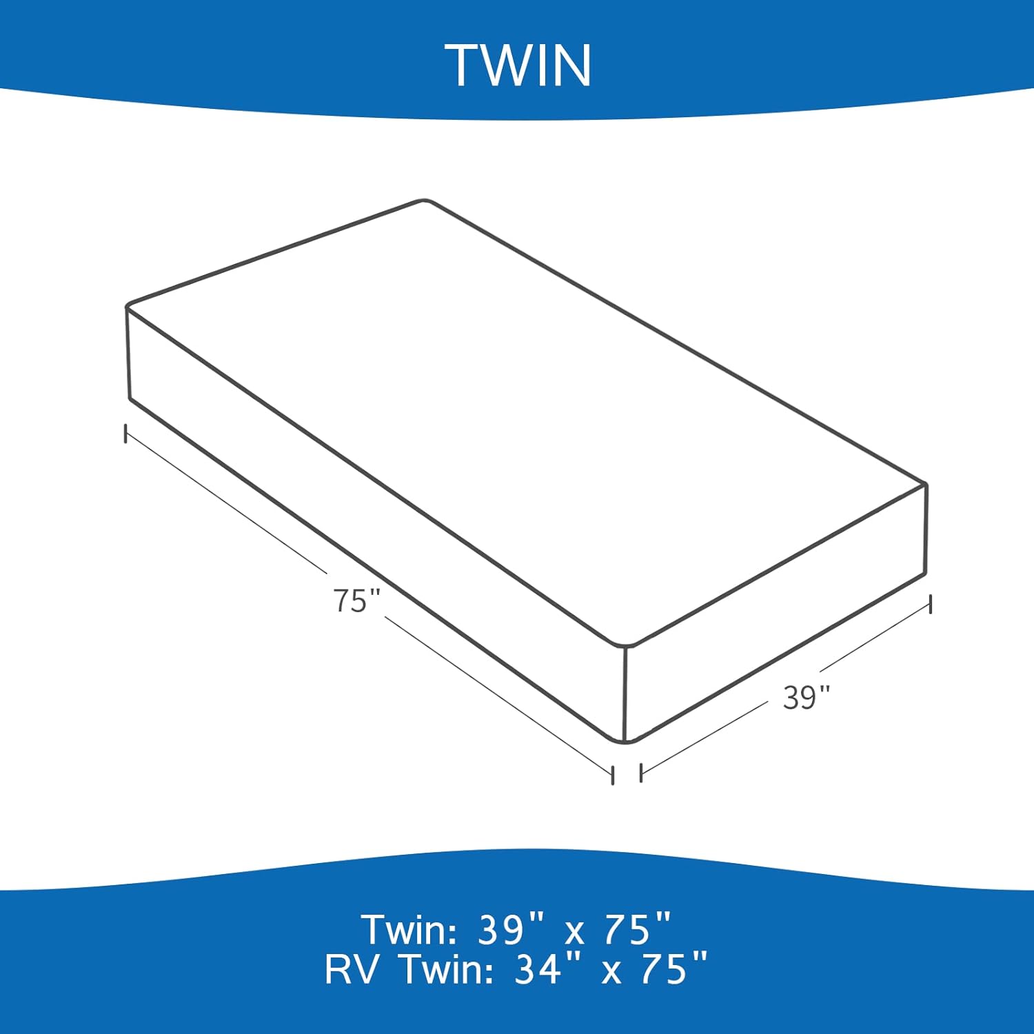 Coldwind Twin Fitted Sheet White 39x75