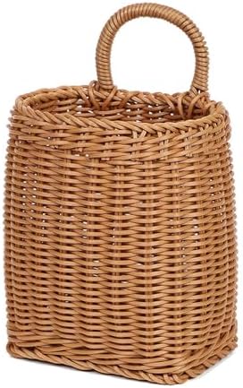 Sturdy Woven Wall Basket for Flowers and Kitchenware