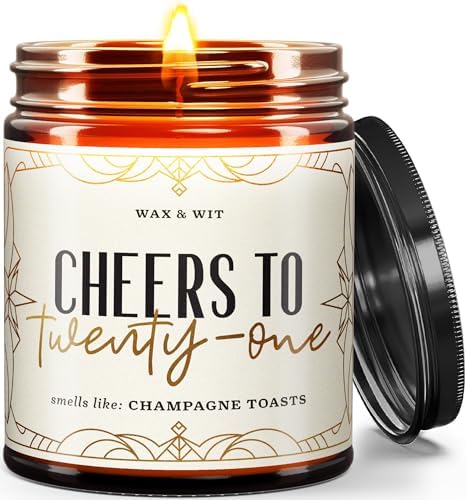 Wax Wit 21st Birthday Candle for Her
