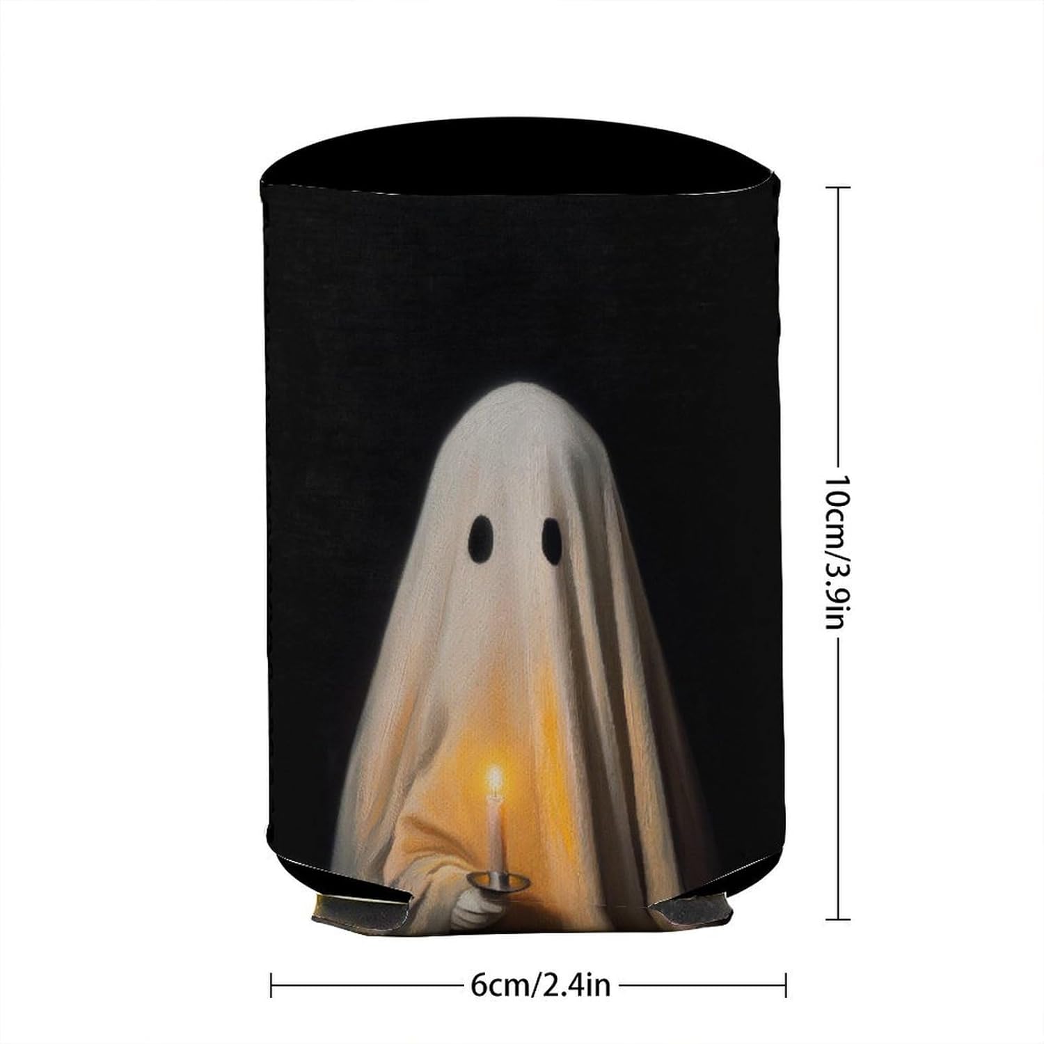 Cute Ghost Beer Can Cooler Sleeve Halloween Thermal Insulated Cup Cover