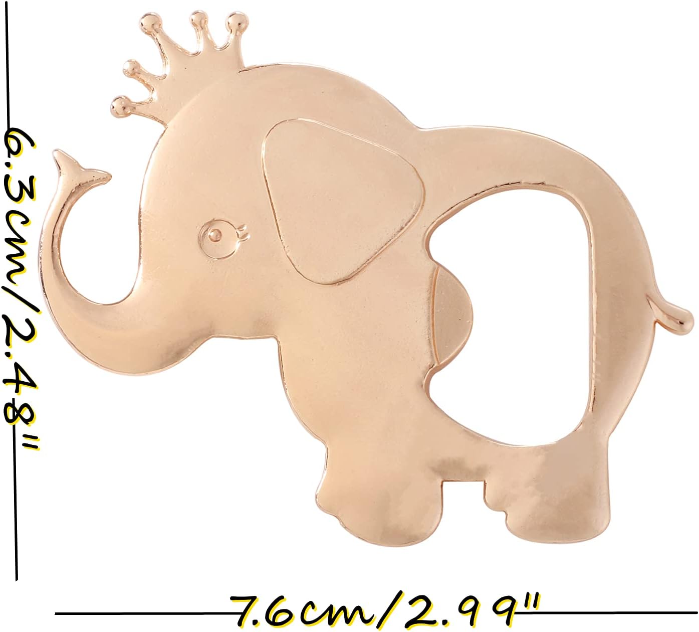 16PCS Baby Shower Favors Elephant Bottle Opener Gift