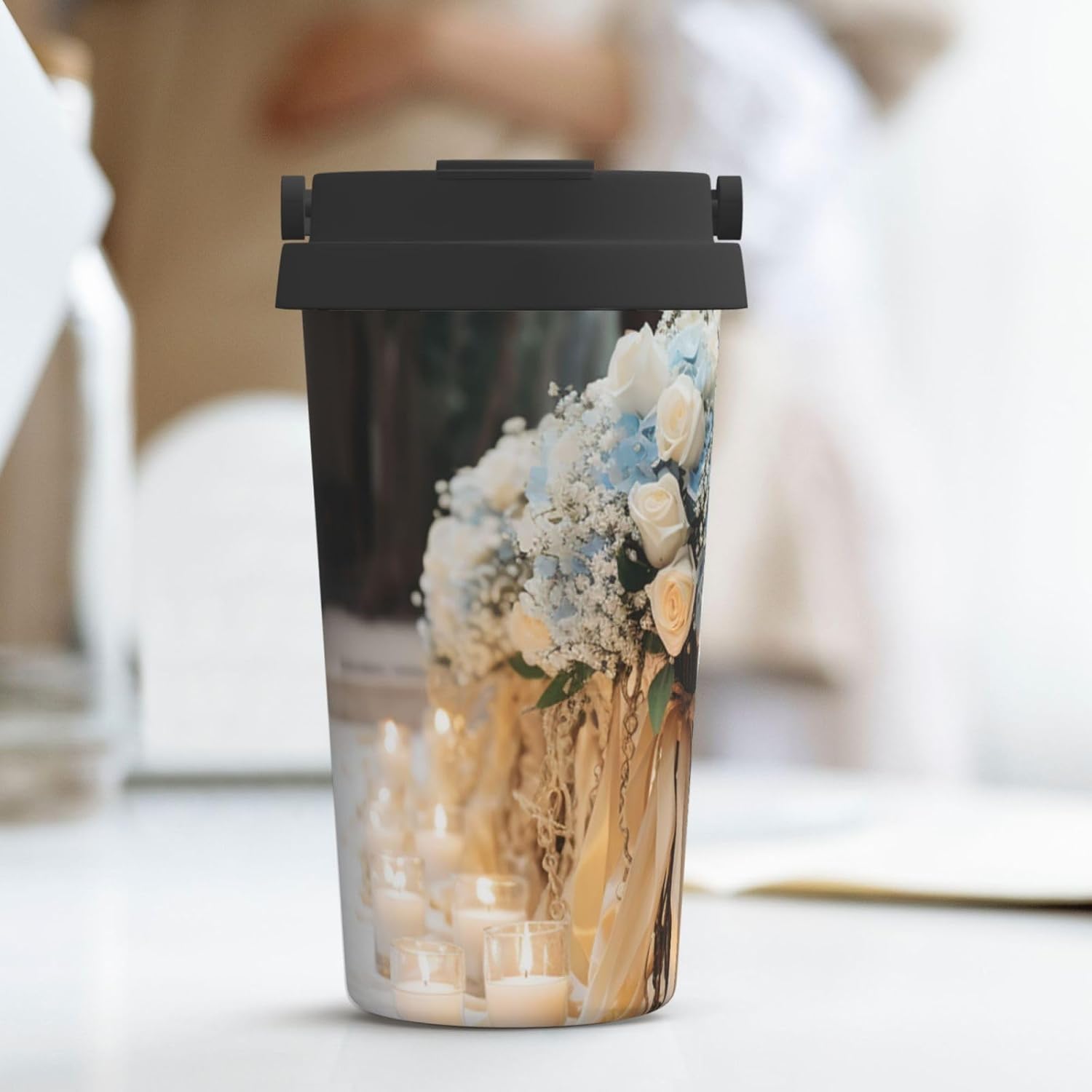 18oz Insulated Coffee Mug with Flip Lid