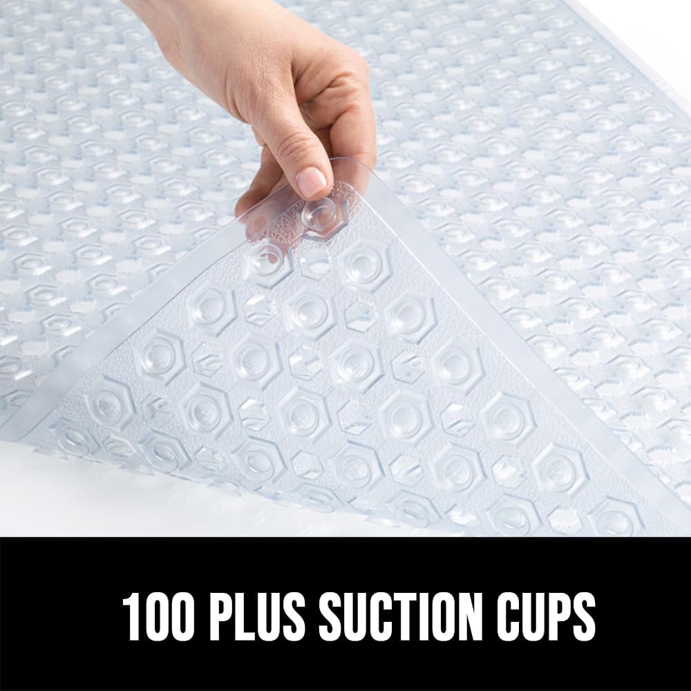 Gorilla Grip Patented Square Shower Mat 21x21 Inch