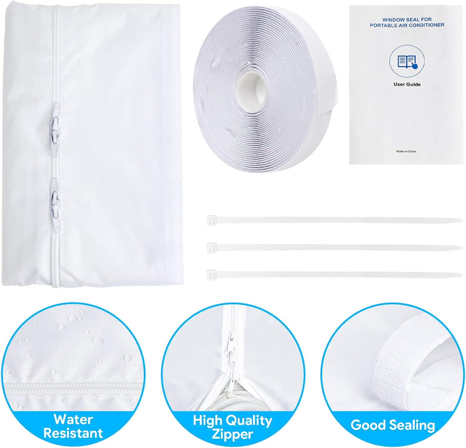 Gruntbear Portable AC Window Seal Kit 500CM