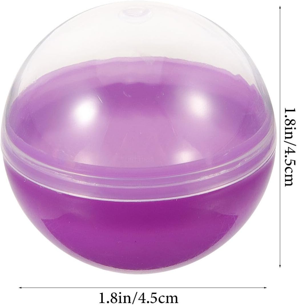 Cabilock 50pcs Fillable Round Acrylic Decorative Balls