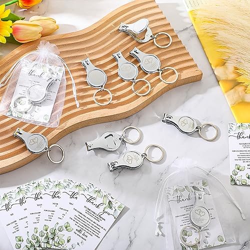 Fulmoon Wedding Multi Function Bottle Opener Nail Clipper Set