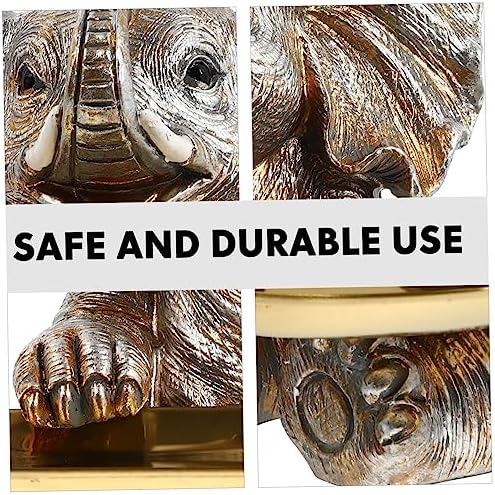 1 Set Resin Elephant Cupcake Stand Decorative Serving Tray