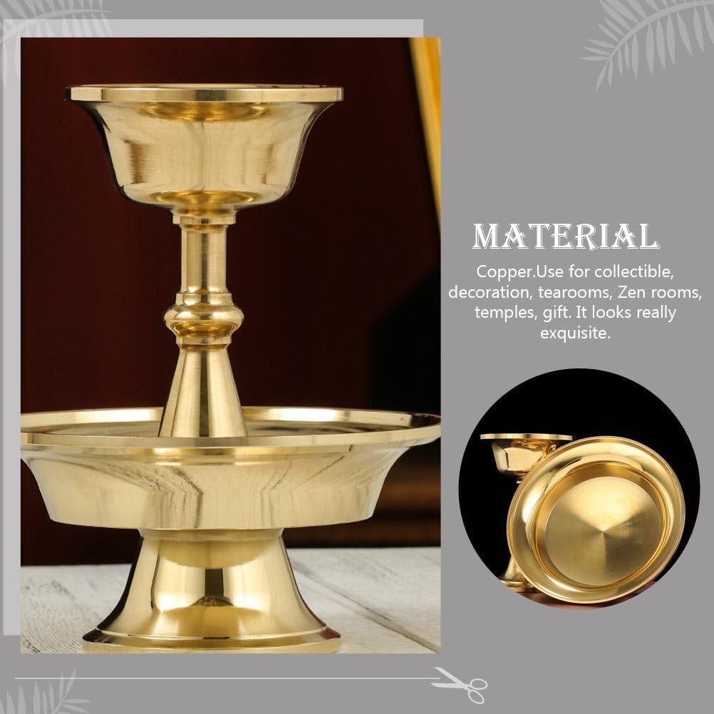 Multipurpose Copper Drinking Glass for Buddhist Temple Use