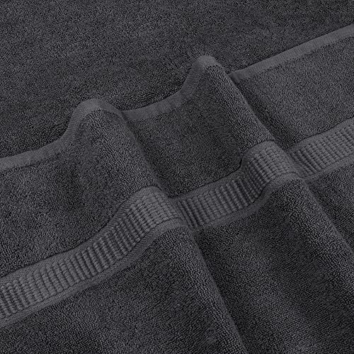 Utopia Towels Jumbo Bath Sheet 2 Pack 600 GSM Grey