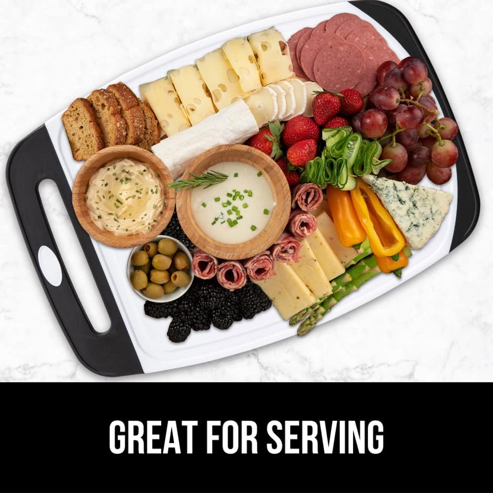 GORILLA GRIP BPA Free Reversible Cutting Board Set of 3