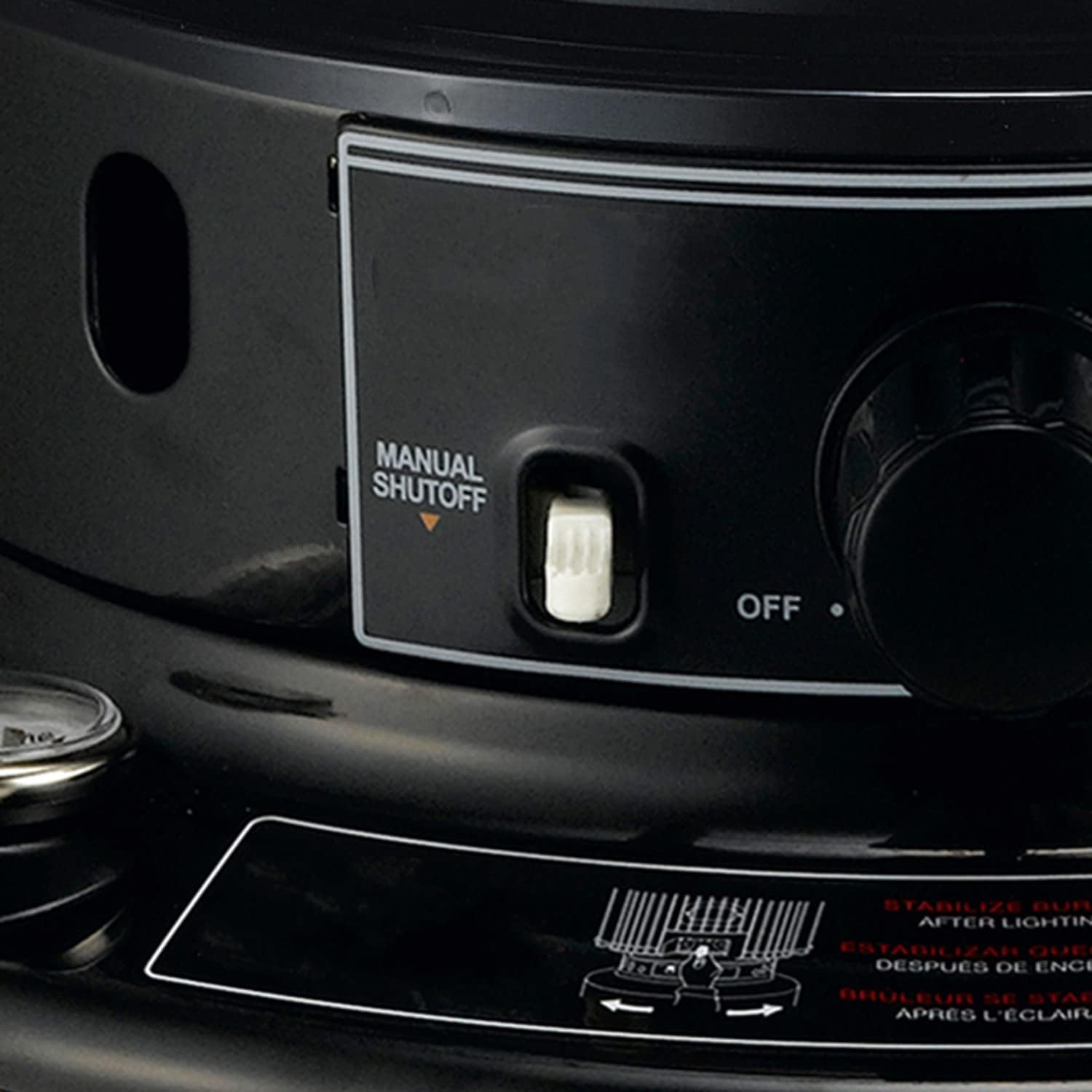 23800 BTU Convection Kerosene Heater for Indoor Use Portable Black