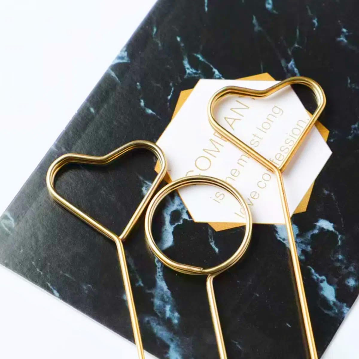 40Pcs Metal Floral Card Holder Picks for Centerpieces and Tables