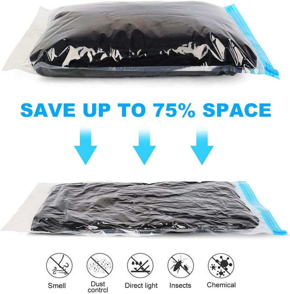 Compression Bags 12 Pack Travel Space Saver Storage