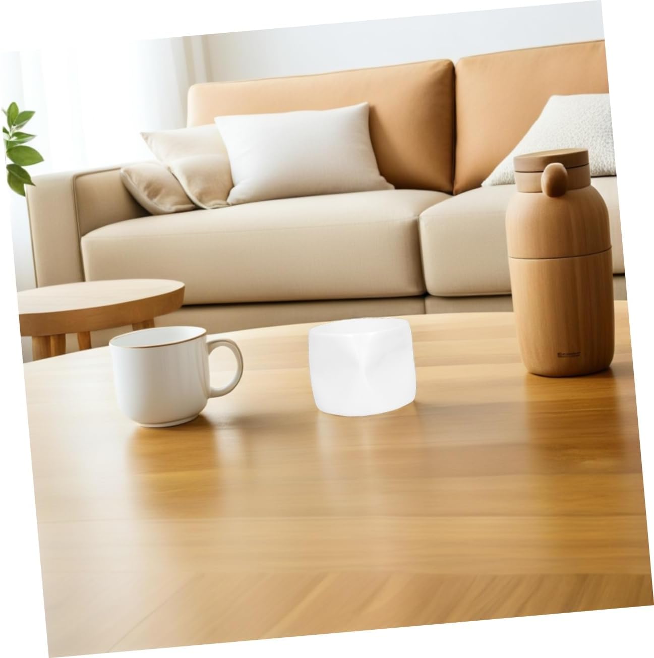 Ciieeo Bone China Tea Cup with Candle Holder Use
