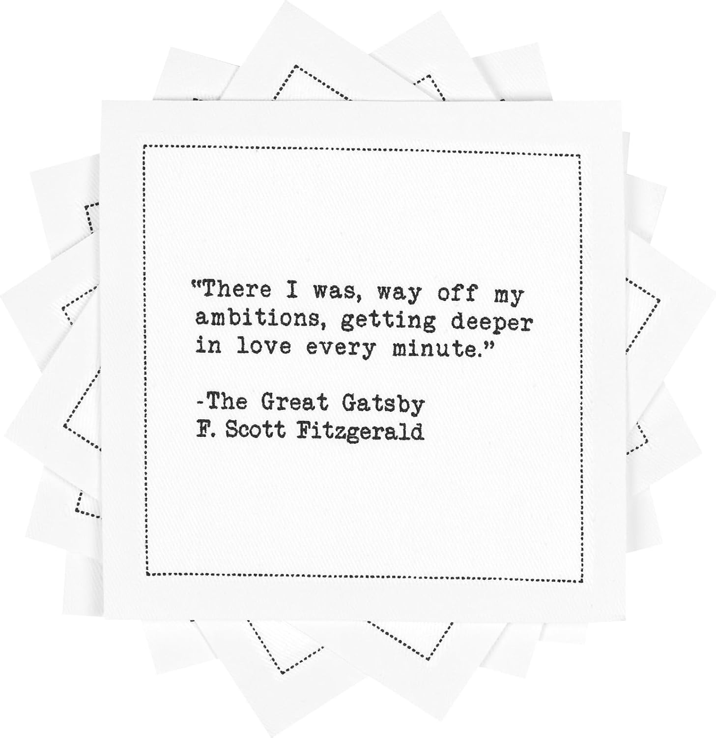 Five Star Napkins Love Quotes Disposable 45x45