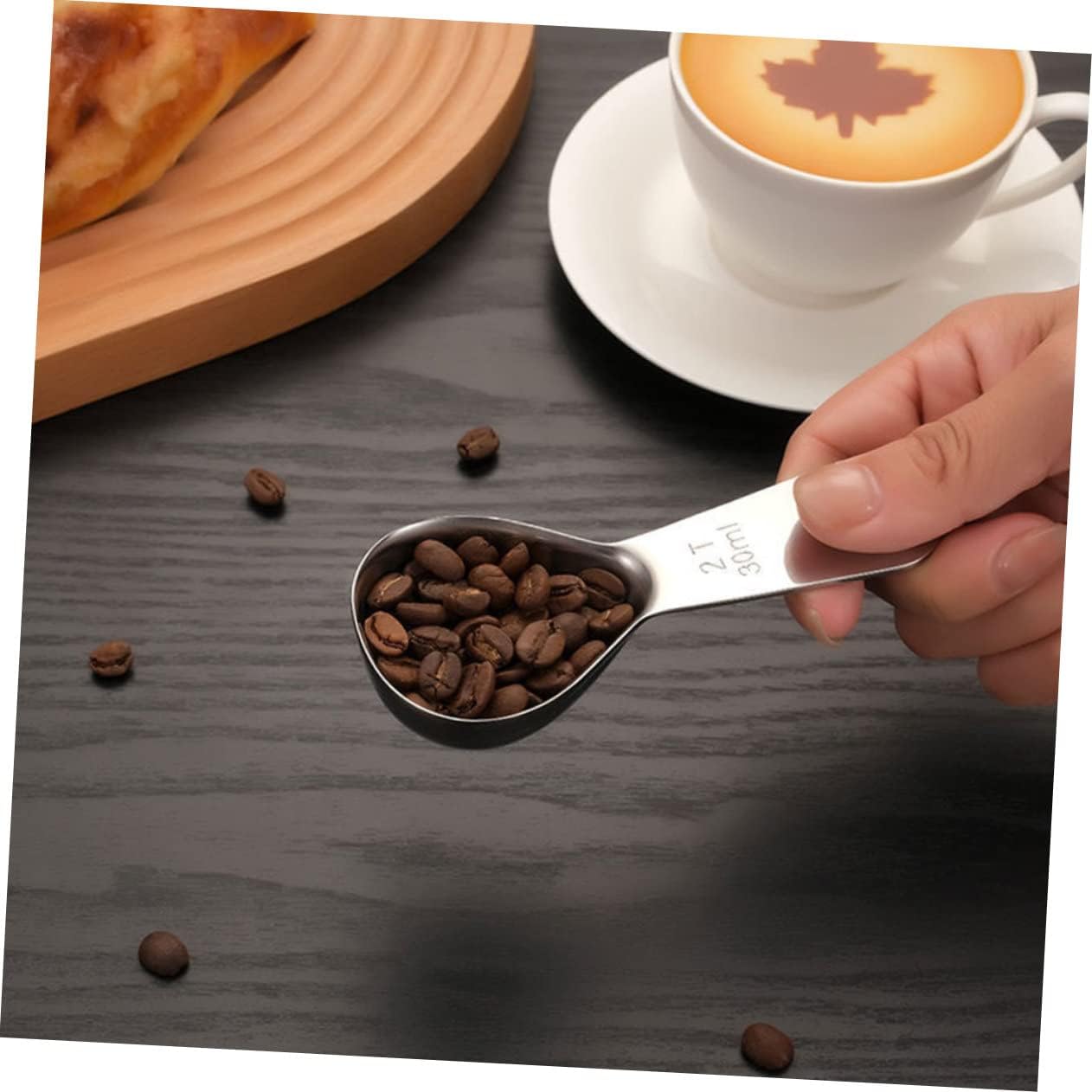 Cabilock 3 Pcs Stainless Steel Measuring Spoon Set