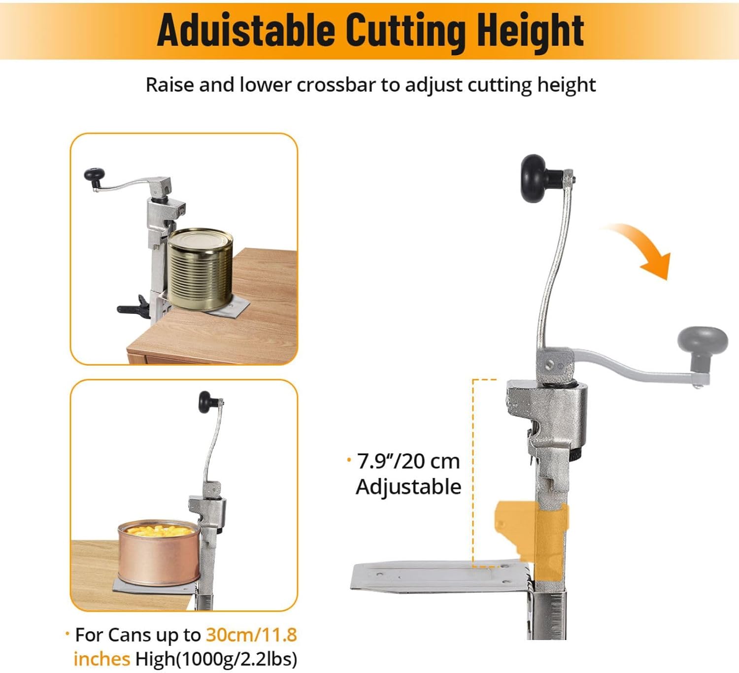 MilleLoom Heavy Duty Manual Can Opener