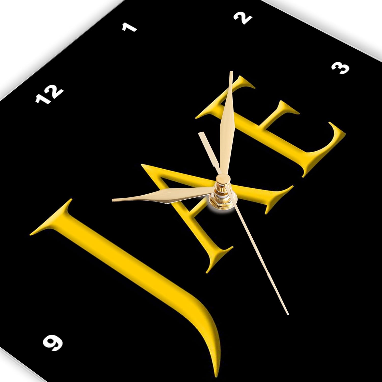 3dRose Wall Clock Silent - 13 Inch Baby Boy Name Design