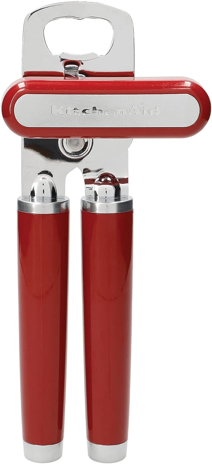KitchenAid Tin Opener Can Bottle Opener Stainless Steel Empire Red
