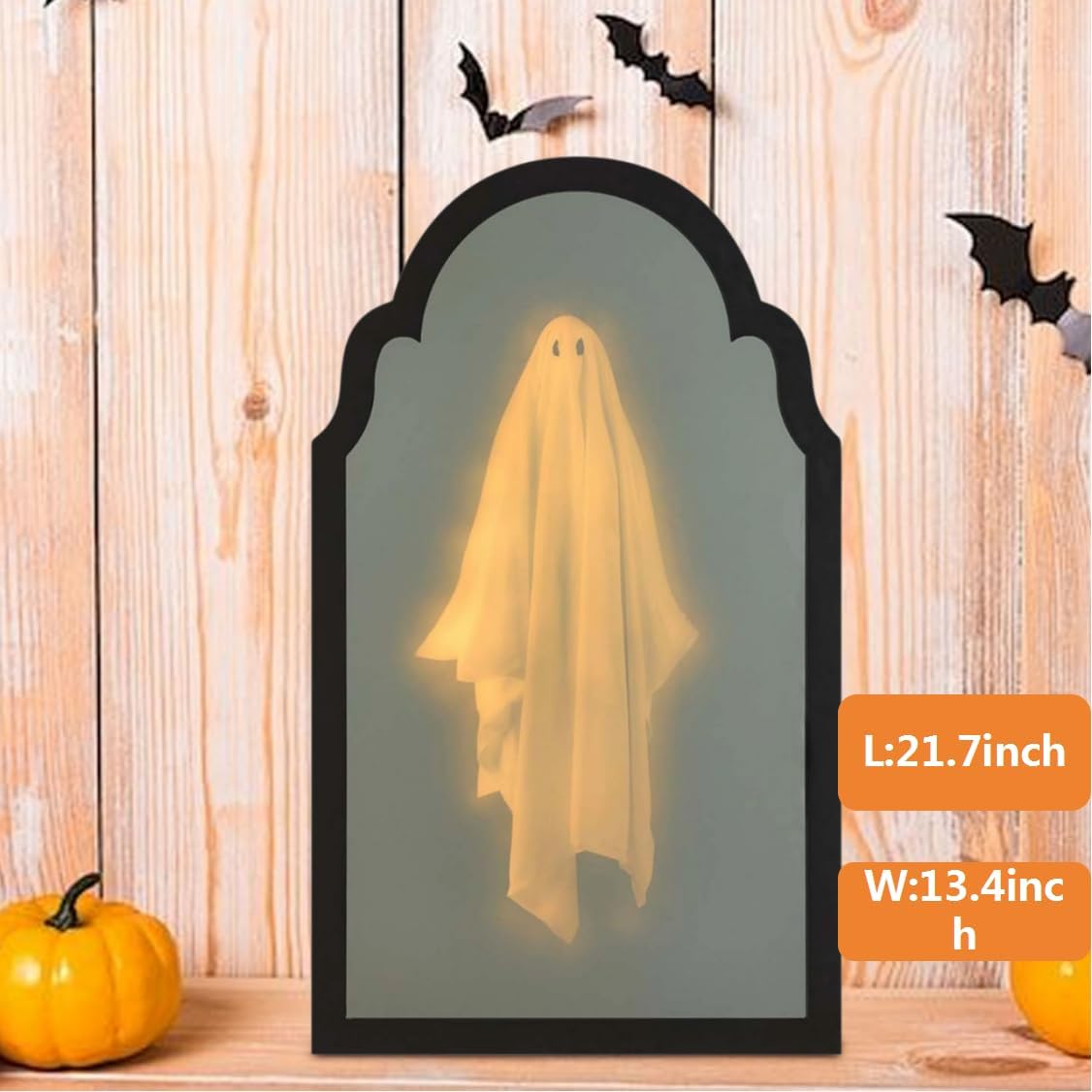 2025 Halloween Hologram Ghost Mirror with Wavy Border